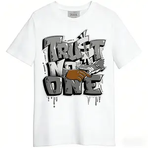 100% Cotton Trust No One Graffiti T-Shirt, Street Art Money Hand Graphic Tee for Men and Women, Urban Style Streetwear Top with Bold Trust No One Print, Casual Tee, Trending, T-Shirt for Men or Women