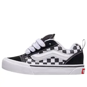 Vans Knu Skool Checkerboard Black zapatillas juvenil casual skate Escolar (GS)
