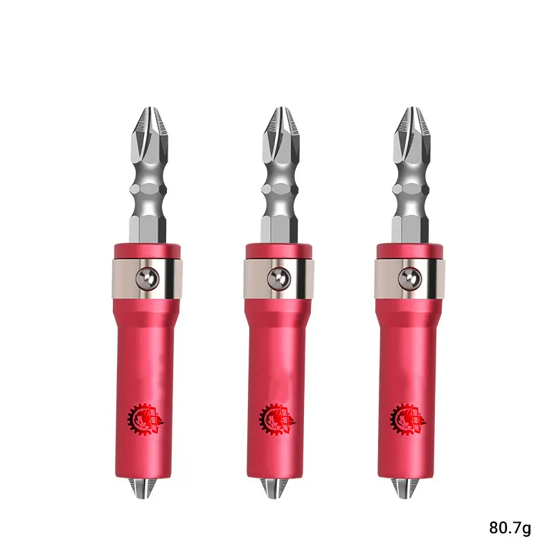 3-in-1 Magnetic Quick Release Socket Extension Adapter, Heavy Duty Drill Bit Holder Fast Install Screws Bolts Perfect for Woodworking Construction Repair Projects