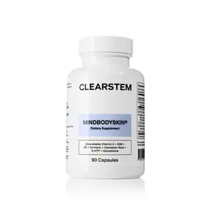 Clearstem Hormonal Acne Supplement with DIM, B5, Turmeric - 90 Capsules for Clear Skin, Hormone Balance - Natural Edible Dietary Wellness Supplement by Clearstem Healthcare