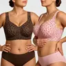 EssElegance Jelly Bra for Women Wireless Full Coverage No Underwire Everyday T Shirt Bra Zero Feel Seamless Invisible Padded Bralette Ultra Comfortable Wirefree Sleep Lounge Bra with Lifting Side Support
