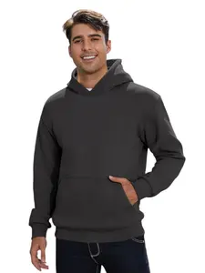 Men's Comfortable Hoodie Stylish Cotton with Soft Fleece Lining for Extra Warmth Featuring Hood and Front Pocket Ideal for Casual Look