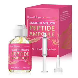 Collagen Peptide Serum, Anti-Aging Smoothing & Hydrating Face Ampoule Serum for Firm, Plump Skin (1.01 fl oz / 30ml) fathersdaygift