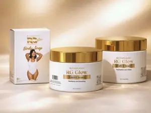 BLONDELIGHT RG Glow 3-Piece Radiance Set – Face Cream 2oz, Body Cream 8oz & Body Soap