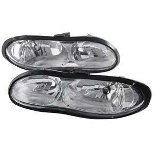 1998-2002 Chevrolet Camaro Factory Style Headlights (Chrome Housing/Clear Lens)