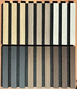 Acoustic Panels in Various Colors - Display of Striped Options for Selection