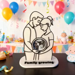 Baby First Encounter Memorial Photo Frame, Ultrasound Creative Decoration, Pregnancy Gift, Newborn Keepsake, Mother's Day Gift