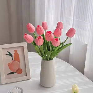 Spring Easter Decorative Imitation Flowers, Artificial Flowers Bouquet for Weddings and Floral Arrangements, Indoor Outdoor Table Centerpieces for Festive Decor