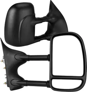 YITAMOTOR Tow Mirrors Compatible with 1999-2016 Ford F250 F350 F450 F550 Super Duty, 2001-2005 Ford Excursion Maually Adjustable Pair Set