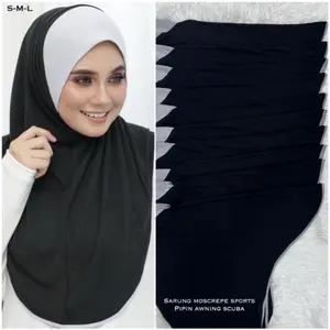 Sports instant one piece hijab