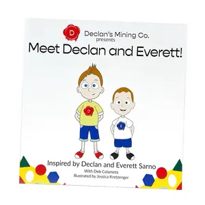 Declan's Mining Co. Meet Declan and Everett Children's Book Inspired by Declan and Everett Sarno with Illustrations by Jessica Kretzenger