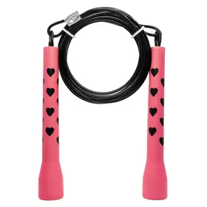 Lovestruck Speed Rope, Adjustable Speed Rope for Men and Women, Indoor Fitness Training Speed Skipping Rope Perfect for Boxing Workout, Jump Rope for Double Unders