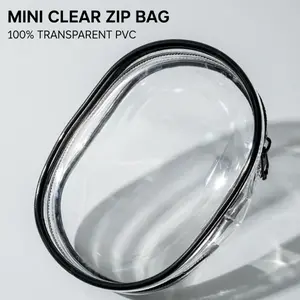 Transparent Cable Organizer, Clear Travel Case for Data Cords and Earbuds