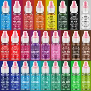 26 Edible Liquid 0.25 Fl oz/Bottle Set Food Coloring Ultra Vibrant Food Grade for Easter Christmas Baking Supplies Icing Fondant Cookies DIY Dessert Decorating