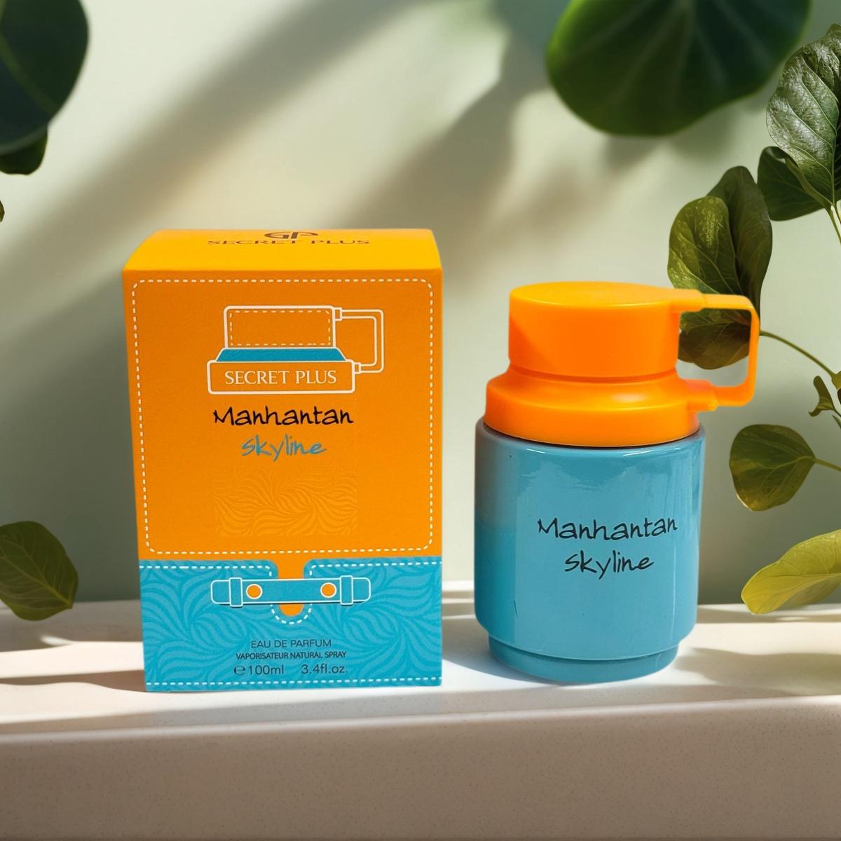 Secret Plus Manhattan Skyline 3.4 oz Men's Perfume Long-Lasting Fragrance Medium Concentration Ideal for Travel & Festive Gifts