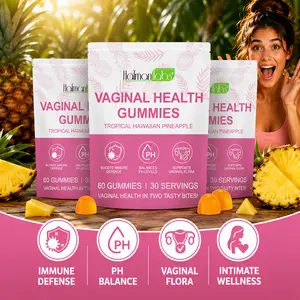 Vaginal Probiotics for Women, Ph Balance for Women,Feminine Balance Gummies,Womens Probiotic Vaginal Vitamins Supplement,Improve Immune,Promote Vaginal Health - 60 Pineapple Gummies