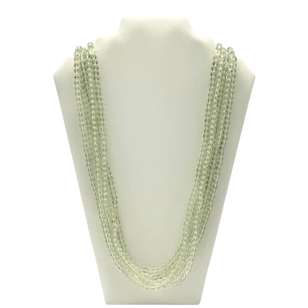 27" Translucent Glass Bead Necklace (Dozen)