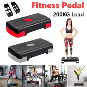 Fitness Height Stepper Aerobic Step Machine, Heart-Lung Board Exercise Equipment, Stable Load Capacity 200kg, Home Gym Foot Pedal