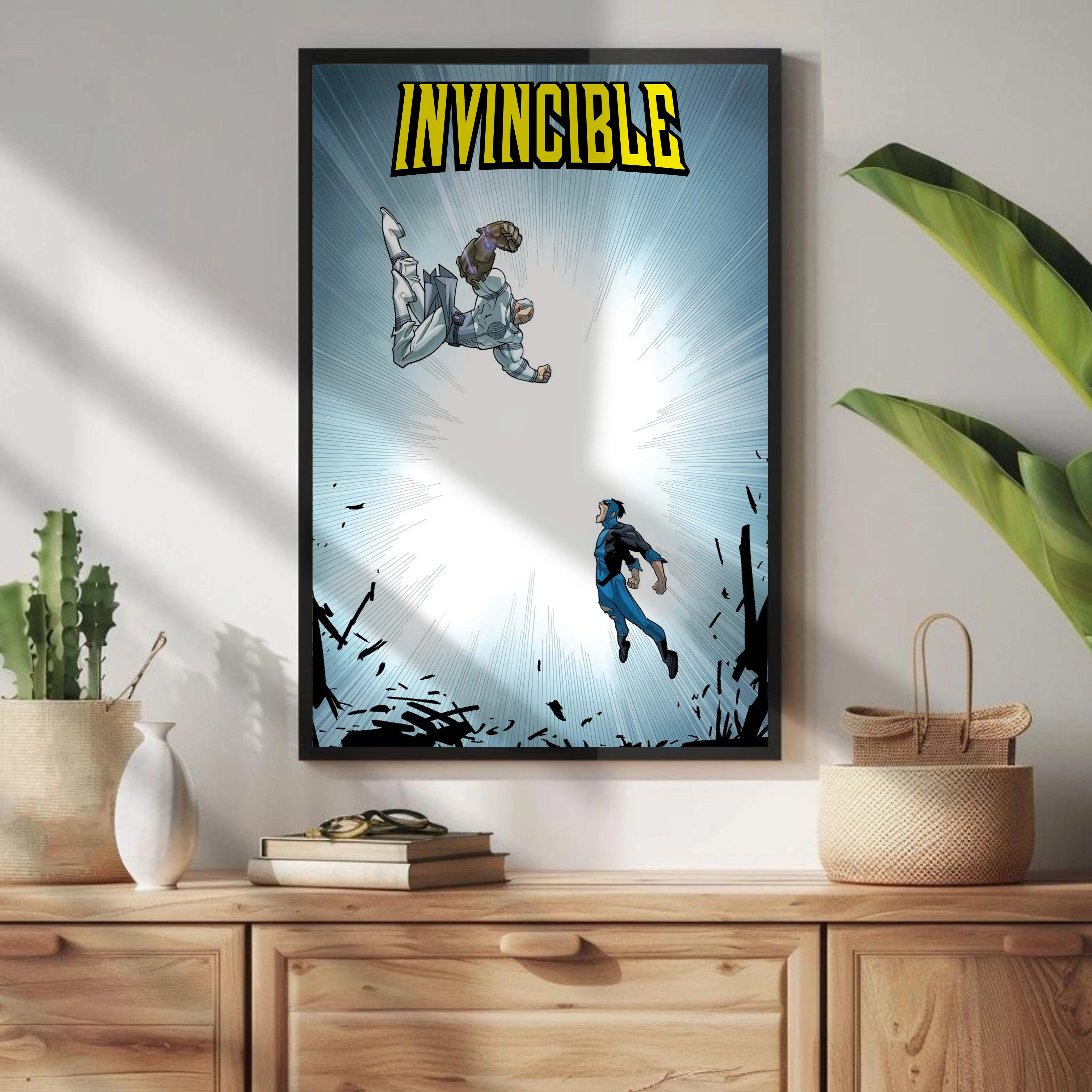 Invincible vs Conquest poster no frame - TikTok Shop
