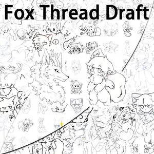 74 Fuzzy Line Art Stickers for Decorative Notebooks, Water Bottles, Phone Cases, Albums, Various Scenarios, Ca Prop 65 Compliant