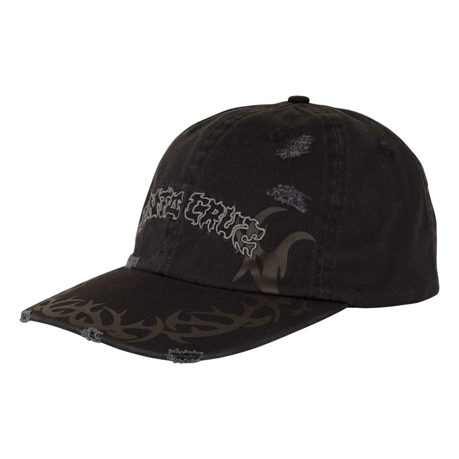 Santa Cruz Skateboards Hat Razor Arch Strip Snapback Shadow