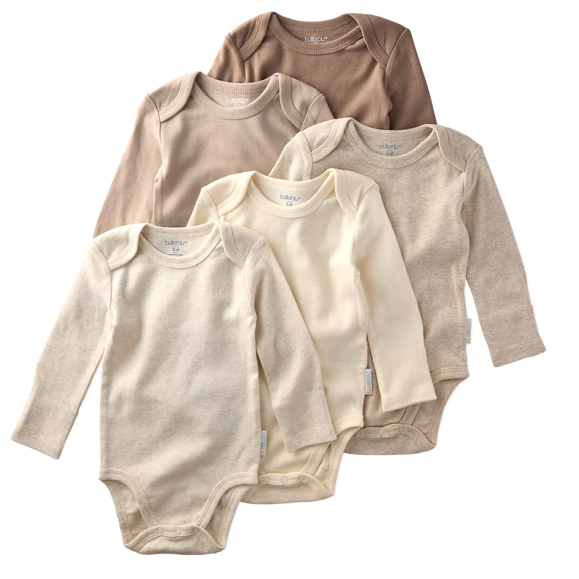 BLAKE 5-Pack Long Sleeve Bodysuit