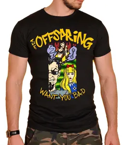 The Offspring Rock Band T-shirt US Size: S-6XL, All Colors, Gift for Women Men, Made In USA, 100% cotton, Classic Fit, Unisex T-Shirt