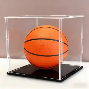 Transparent Acrylic Display Box, Collectible Box, Dustproof Desktop Organizer, Contemporary Style, Action Figure Plastic Material, for Room, Shop, Office Desk Storage