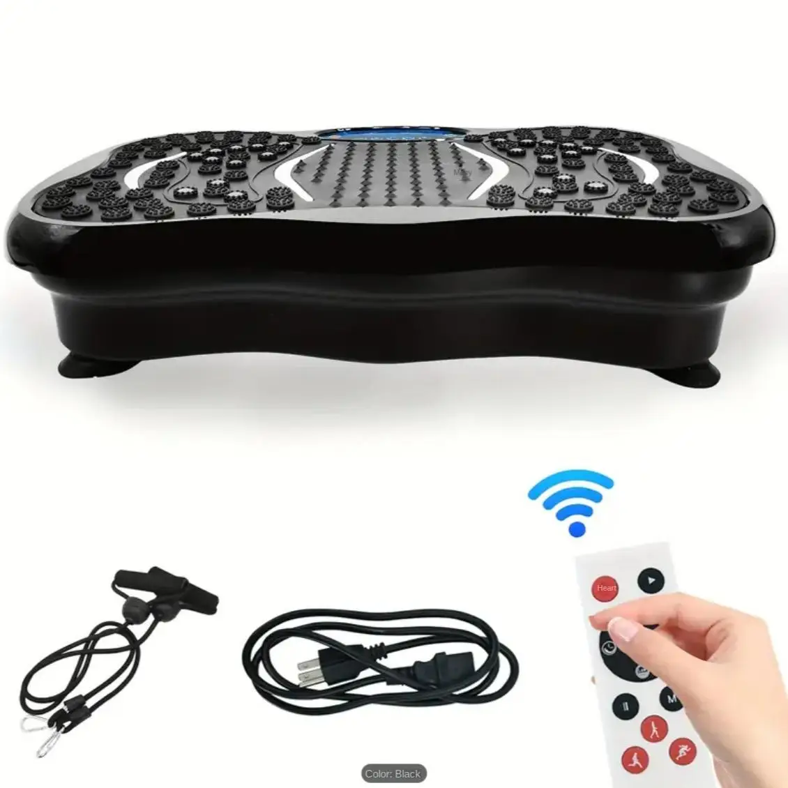 Vibration Plate Exercise Machine Lymphatic Drainage Weight Loss 150 Speed Oscillating Platform 300 lbs Capacity Whole Body Workout for Men Women Home