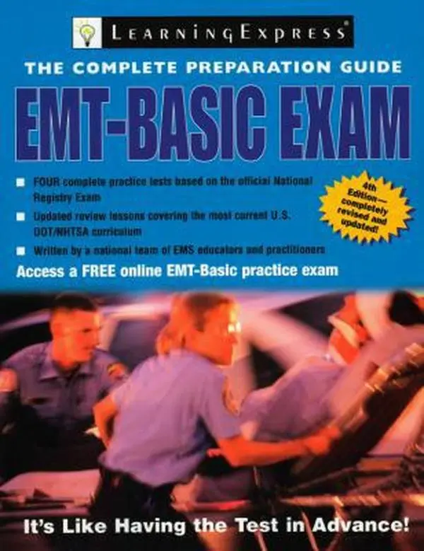 Used EMT-Basic Exam Review Book - LearningExpress Editors, Softcover, Learning Books, Workbook, User-Friendly Style, Comprehensive Preparation, Express Review Guides (English)
