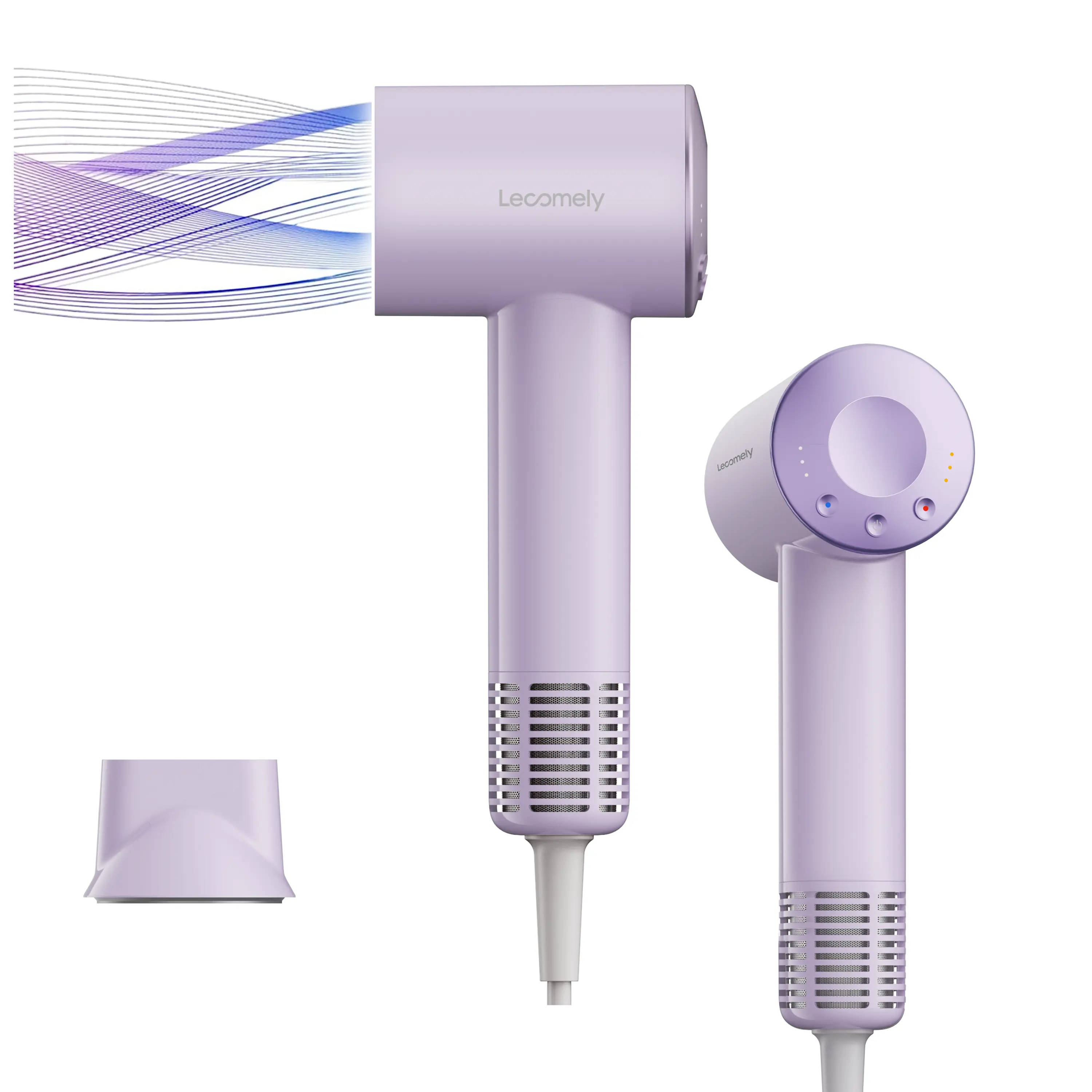 Dual Voltage Hair Dryer for Worldwide Travel, High-Speed Blow Dryer for 5X Faster Drying, 200M Negative Ions, Portable Travel Dryer for Salon Results at Home & Abroad (White)
