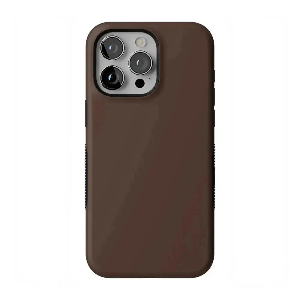 Casely iPhone 16 Pro Max Case | The Boyfriend Collection | Espresso Brown | Bold Protective Design | Compatible with MagSafe