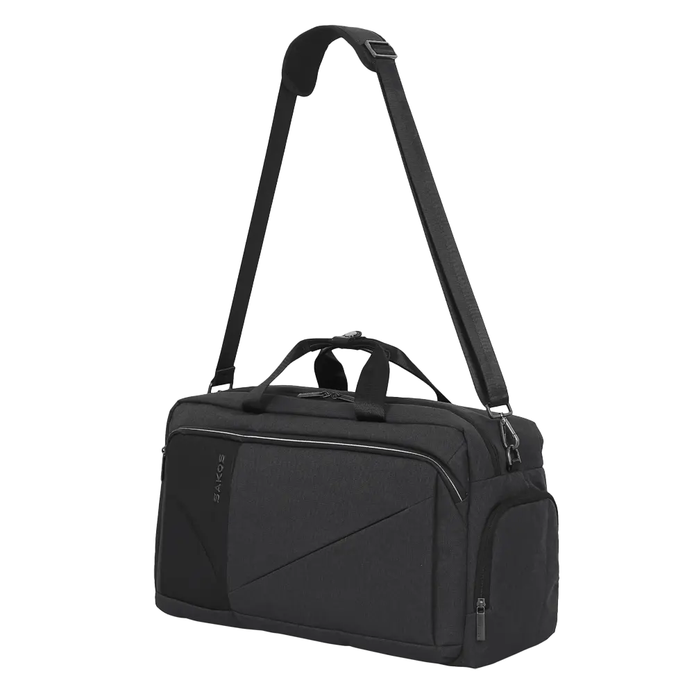 Sakos Diagon Convertible Travel Duffel Bag – 3-in-1 Backpack, Gym & Carry-On Weekender with Shoe Compartment