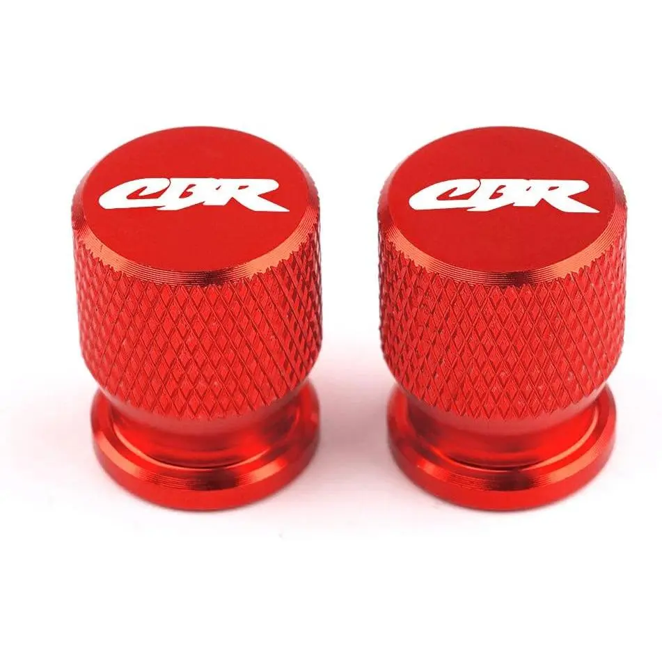 Motorcycle Accessories Wheel Tire Valve Cap Cover for CBR650R CBR150 CBR100f CBR1000rr CBR1100xx CBR250 CBR400rr CBR400f CBR500R CBR600rr CBR600f CBR900rr (Red)