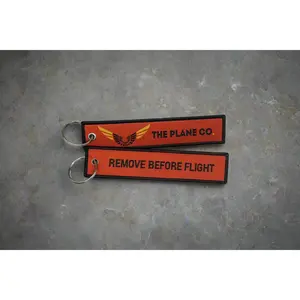 Remove Before Flight Aviation Keychain/Luggage Tag