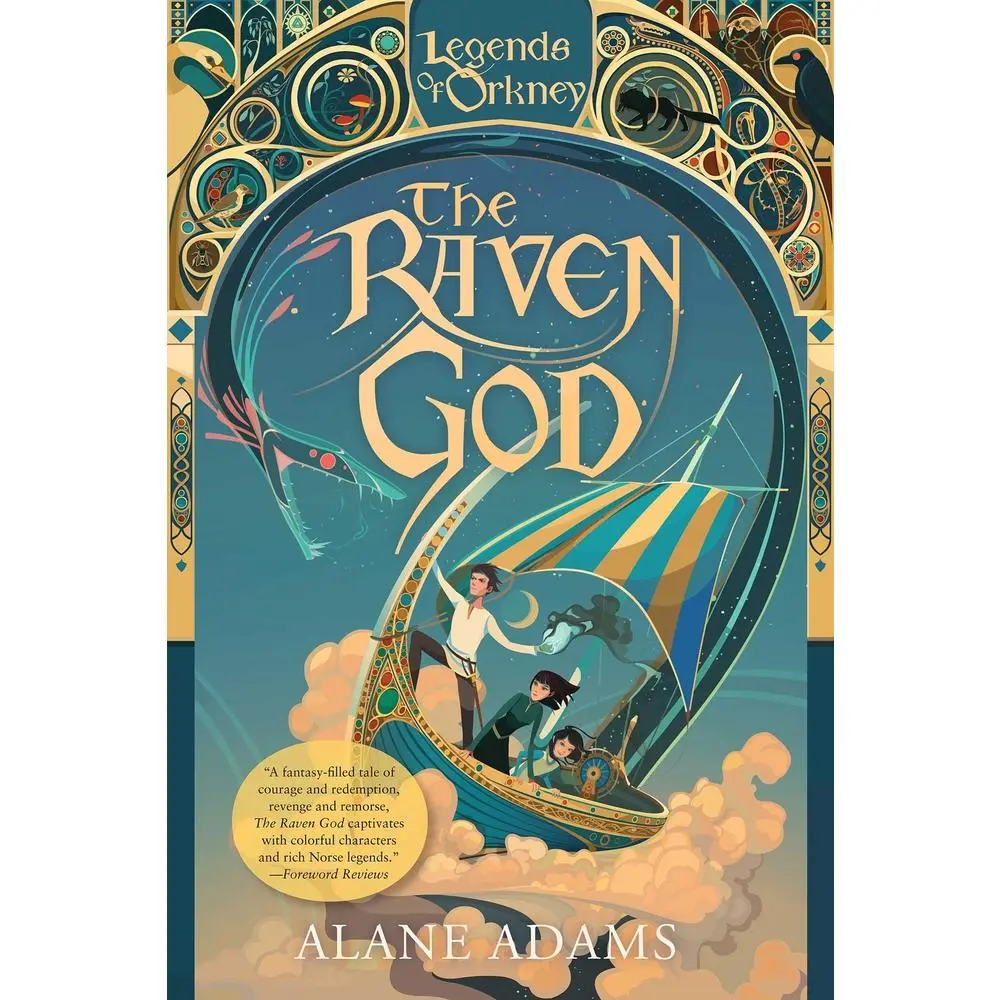 USED Book - The Raven God: The Legends of Orkney Series by Adams, Alane (Paperback) - english