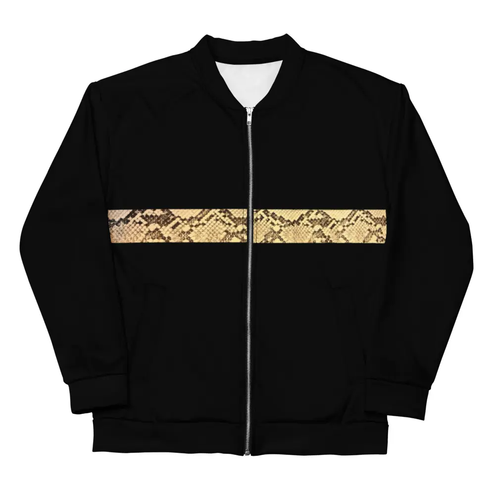 Snake Rib Unisex Bomber Jacket