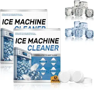 Ice Machine Cleaner Maker Descaler - 24 Clean Tablets for Ice Machine, Compatible with Opal, , Helps Remove Hard Wate