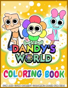 Dandys Word Coloring book: Simple and easy pages with beautiful illustrations for kids