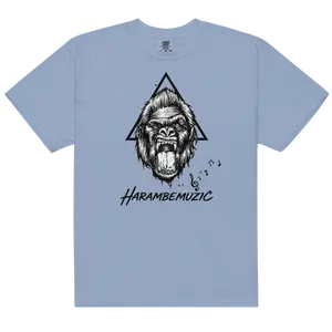 Unisex Black Print Harambe Muzic T-Shirt