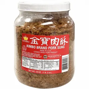 Kimbo Pork Sung Value Size 18 oz Savory Fluffy Finely Shredded Pork Sung Meat Floss Rich Umami Flavor Perfectly Seasoned For Rice Congee Porridge Noodles Toast Or Buns