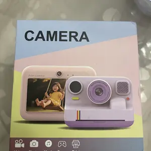 【Christmas Gift】Kids Digital Camera with Instant Print- Dual Lens 1080P HD Selfie & Video, Portable Digital Camera with 32GB SD Card & 3 Rolls Colored Paper for Girls & Boys Ages 3-12, Digital Kid Camera for Birthday,Toddler gift, New Year gift