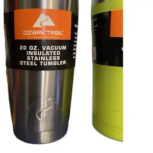 Ozark Trail 20 oz. Vacuum Insulated Stainless Steel Tumbler for Outdoor Use