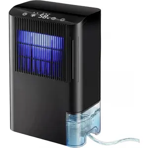 Dehumidifier for , Dehumidifier for Basement with Drain Hose/Humidity Display/85 OZ Water /Washable Filter/Auto Shut Off/Ultra Quiet, Small Dehumidifier for Bedroom, Bathroom, RV, Whole