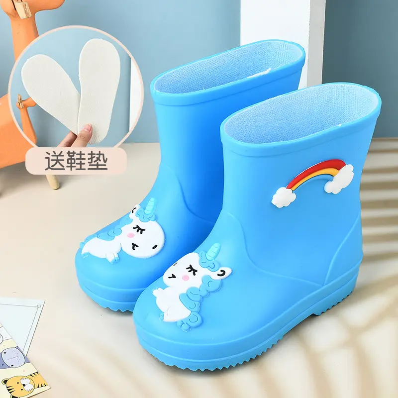 Blue-Rainbow Horse-Shoes