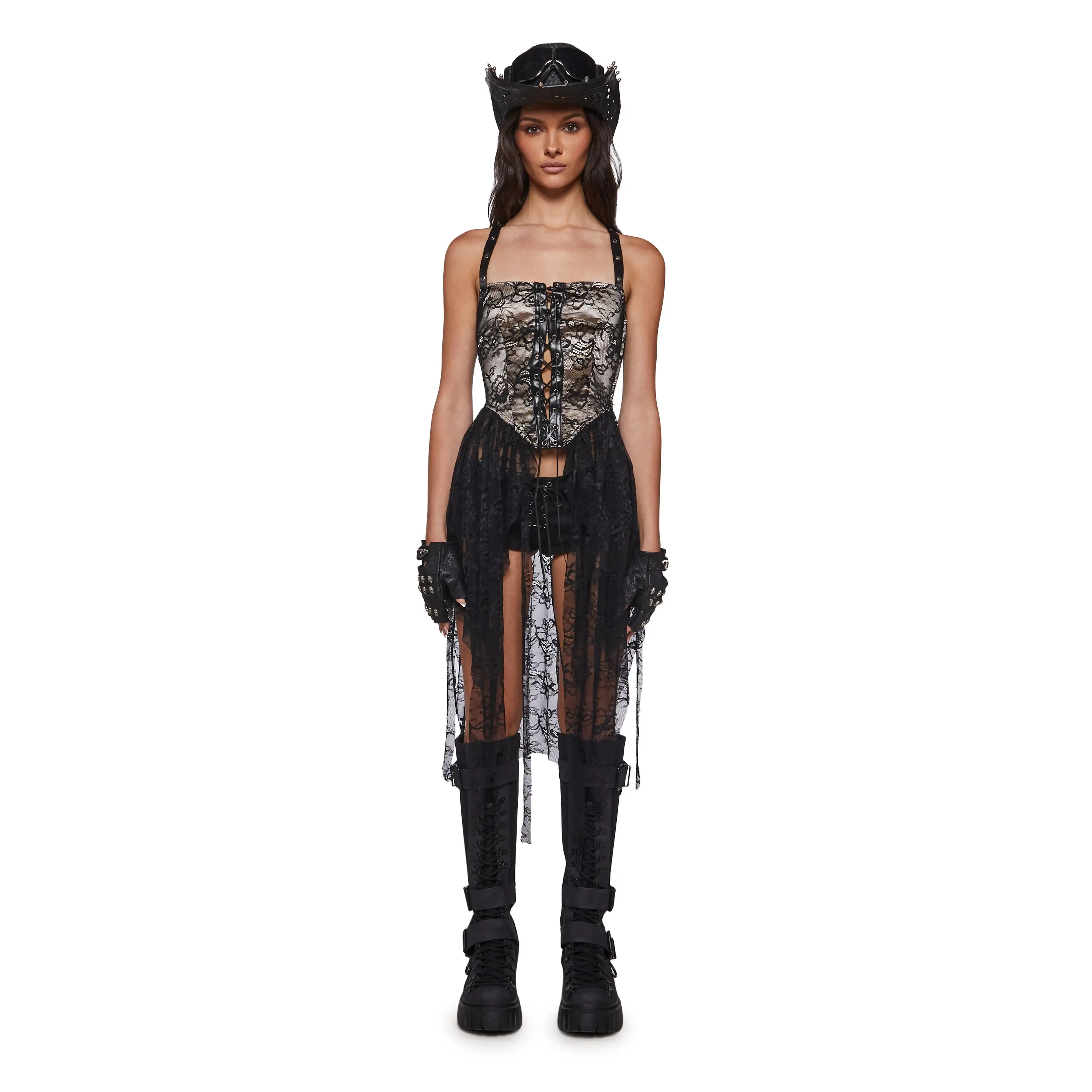 Sisters of the Sand Lace Corset Top
