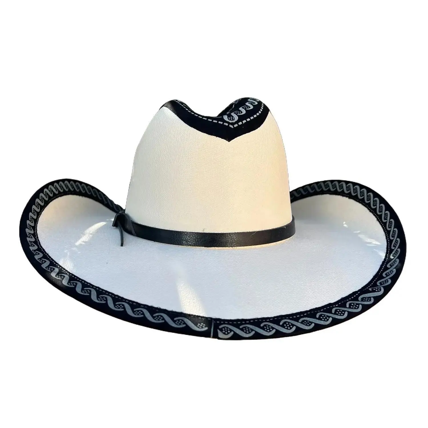 MEN'S WESTERN COWBOY RODEO HAT. RANCH STYLE COWBOY RIDING HAT. SOMBRERO ...
