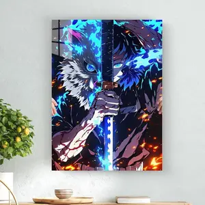 Anime Metal Wall Art - Anime Poster , Anime Aluminum Print Artwork Anime Metal Sign, Anime Fan Gifts - Japanese Wall Art