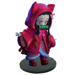 New Anime Figure Demon Slayer Figures Kimetsu No Yaiba Doll Plum Rain Series Blind Box Figurine Warrior Action Figure Model Toys