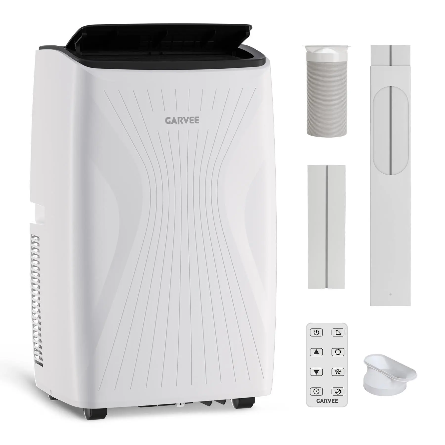 12,000 BTU Portable Air Conditioner – 3-in-1 Cooling, Dehumidifier & Fan for Bedroom and Home Office up to 800 Sq.Ft – ETL Certified, Follow Me Remote Control, Quiet Sleep Mode, 24H Timer